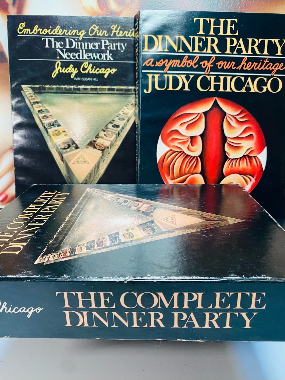 JUDY CHICAGO / The Complete Dinner Party (2 volumes) 1979 First Edition Book